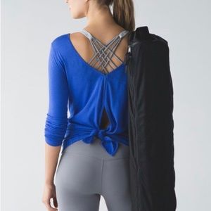 VEUC lululemon zen bender long sleeve shirt blue 6